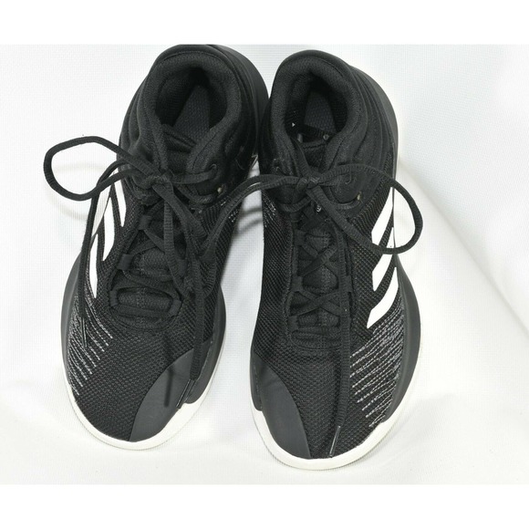 Adidas Men’s LVL 029002 Black/White Basketball Cloudfoam Shoes (Size US 6) - Picture 5 of 8